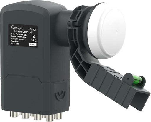 GeoSync Sky Octo LNB 8 Way for MK4 Dishes - Have Upto 8 Sky or Freesat Receivers Connected, Multi Room, PVR Upgrade