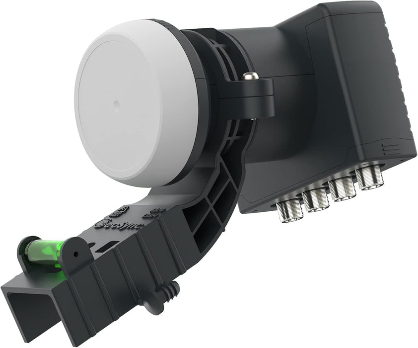 GeoSync Sky Quad LNB 4 Way for MK4 Dishes - Have Upto 4 Sky or Freesat Receivers Connected, Multi Room, PVR Upgrade