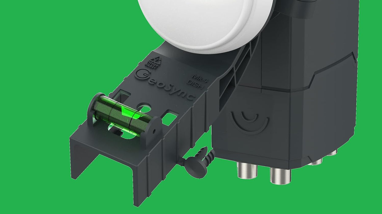 GeoSync Hybrid LNB 6 Output Hybrid LNB | 2 x Wideband + 4 x Quad | For use with Sky Q, Sky+, SkyHD or Freesat