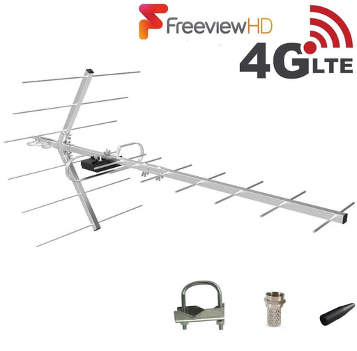 Viewi Digital TV Aerial 26 Element HD Freeview loft / outdoor ariel arial antenna 4G