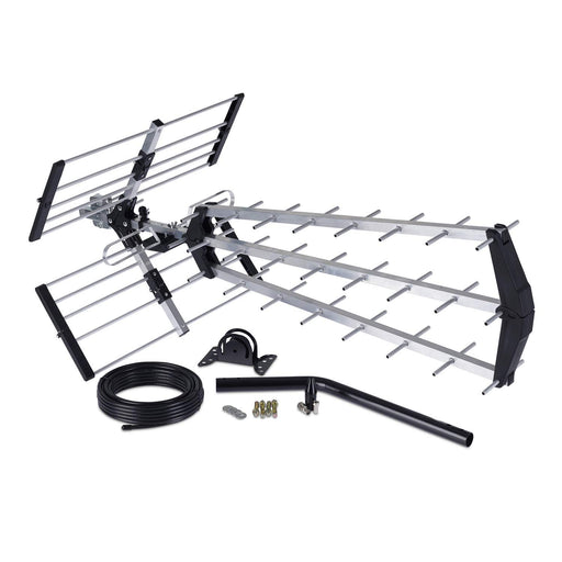 Viewi Loft & Outdoor Digital TV Aerial, SSL 4G Filtered 70 Element Aerial for Digital TV With Full Kit High Performance