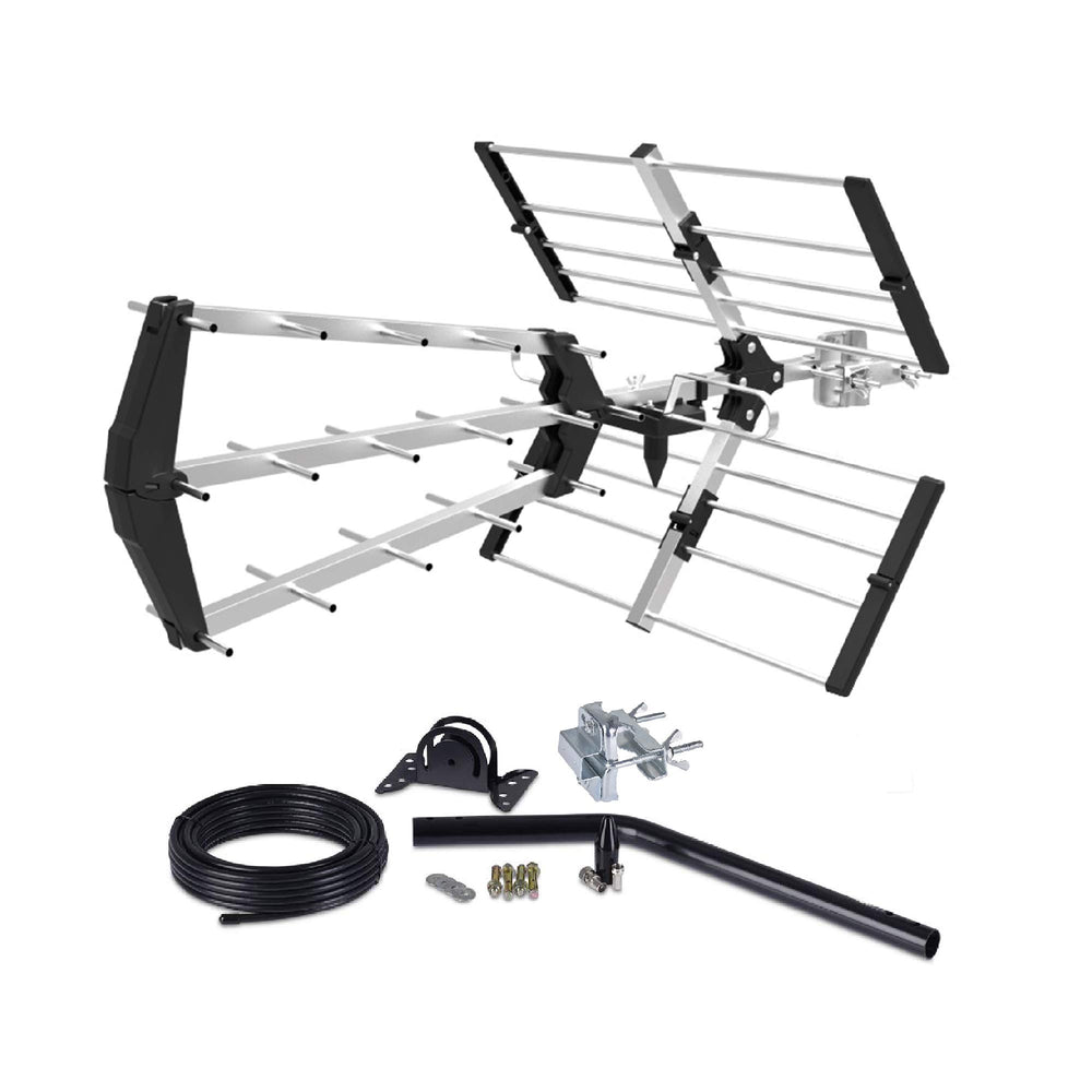 Viewi Digital TV Aerial KIT 48 Element Tri Boom HD Freeview loft ...