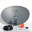 Viewi 80CM Zone 2 Freesat HDR Satellite Dish DIY Self Installation Kit,Latest Dish with Quad LNB, Single RG6 & Twin Coax Cable all necessary Brackets,Bolts and SATELLITE FINDER