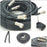 Viewi Twin Satellite Shotgun Coax Cable Extension Kit with Fitted F Connectors for Sky HD Q and Freesat - (White, Black)