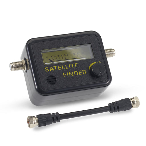 Viewi sat-finder / satellite finder with level display | pointer display/measuring device with signal sound | HD-capable measuring device for optimal positioning/adjustment of satellite antennas