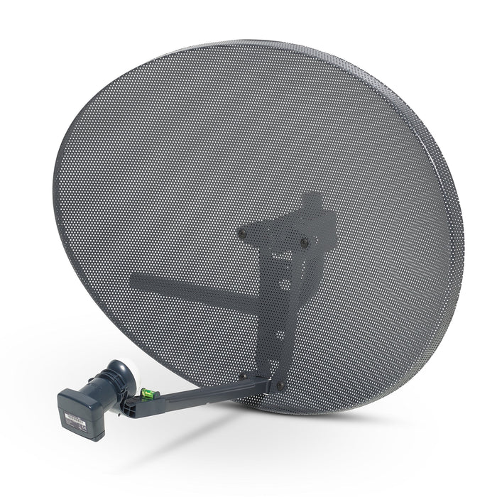 Viewi Satellites Zone 2 Satellite Dish & Twin LNB for Sky / FreeSat / Hotbird / Astra/ Polesat